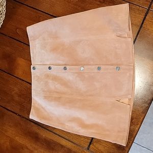Suede Skirt